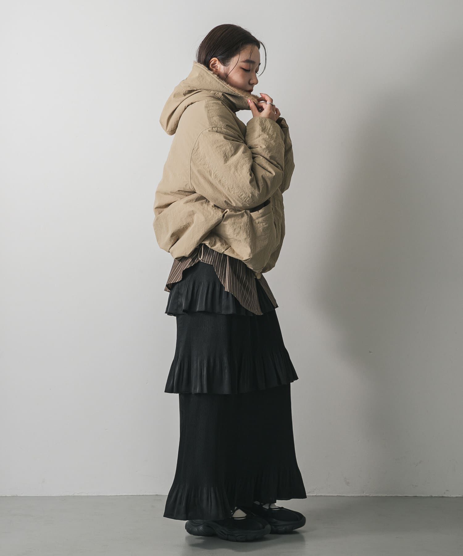 SENSE OF PLACE by URBAN RESEARCH「ファーエリバルーンブルゾン」|ブルゾン・スタジャン|