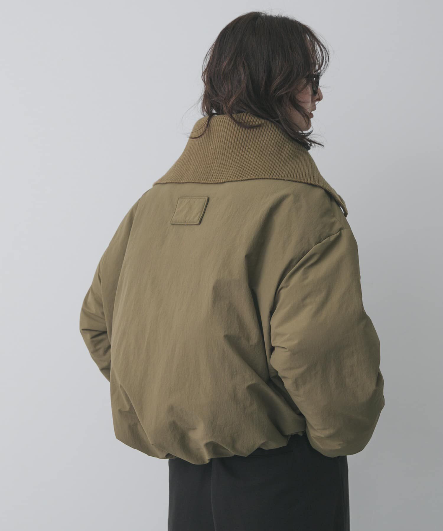 SENSE OF PLACE by URBAN RESEARCH「ビッグカラーショートパフジャケット」|ダウン|