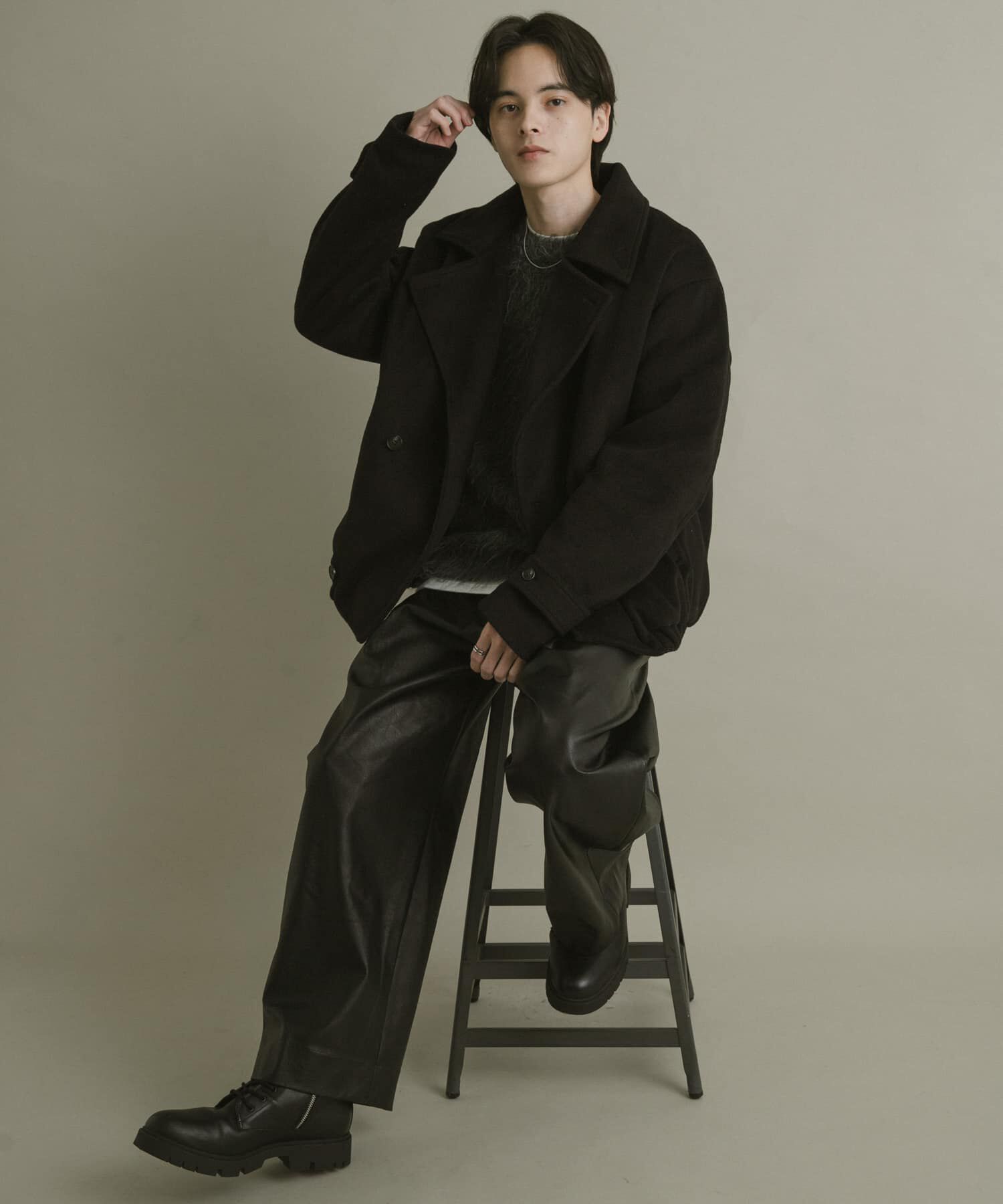 SENSE OF PLACE by URBAN RESEARCH「シャギーダブルスタンドブルゾン」|ブルゾン・スタジャン|