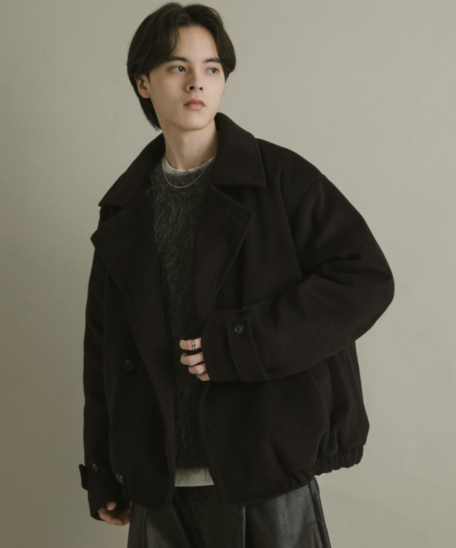 SENSE OF PLACE by URBAN RESEARCH「シャギーダブルスタンドブルゾン」|ブルゾン・スタジャン|