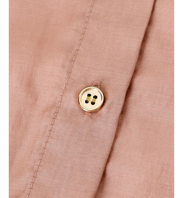 le.coeur blanc「《手洗い可能》シアーオーバーレギュラーカラーシャツ」|シャツ・ブラウス|