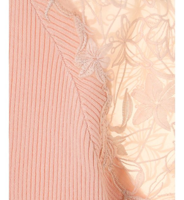 MAJESTICLEGON「エンブロイダリーフラワーニット」|ニット・セーター|