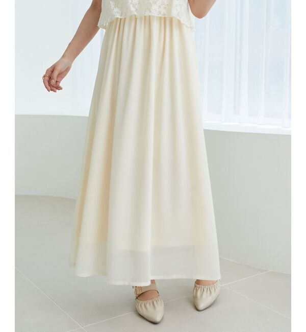 MAJESTICLEGON「レースノースリドッキングワンピ」|ワンピース|