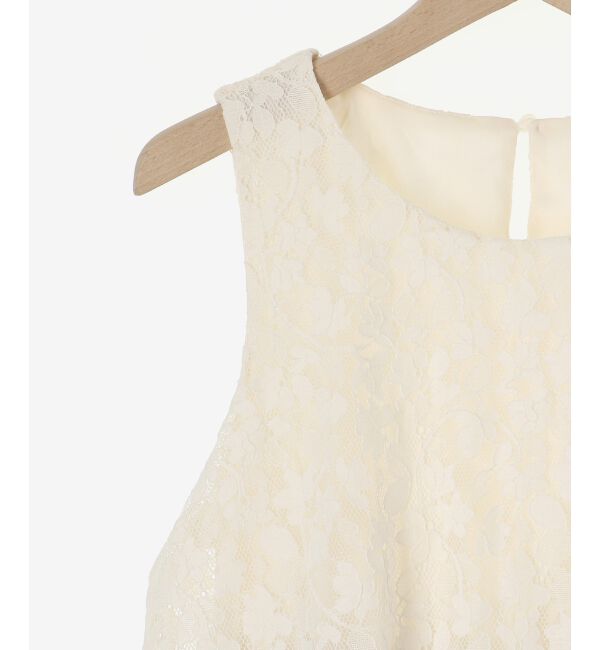 MAJESTICLEGON「レースノースリドッキングワンピ」|ワンピース|