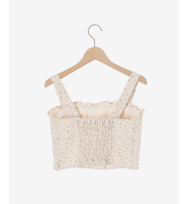 MAJESTICLEGON「フロントレースアップビスチェ」|キャミソール|