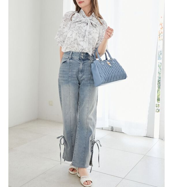  「スカラップローヒールサンダル」|サンダル|