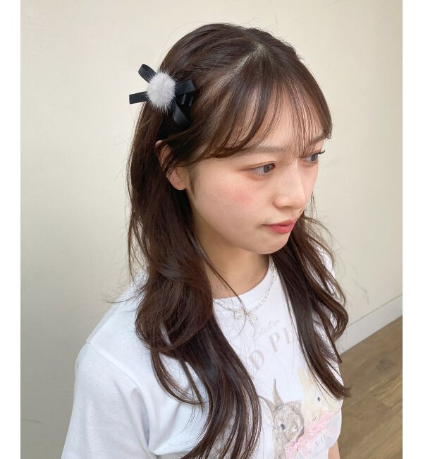 「ふわふわリボンヘアピンセット」|その他|