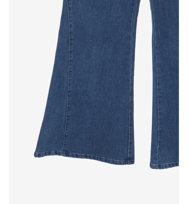  「ヒップハートフレアパンツ」|デニム|