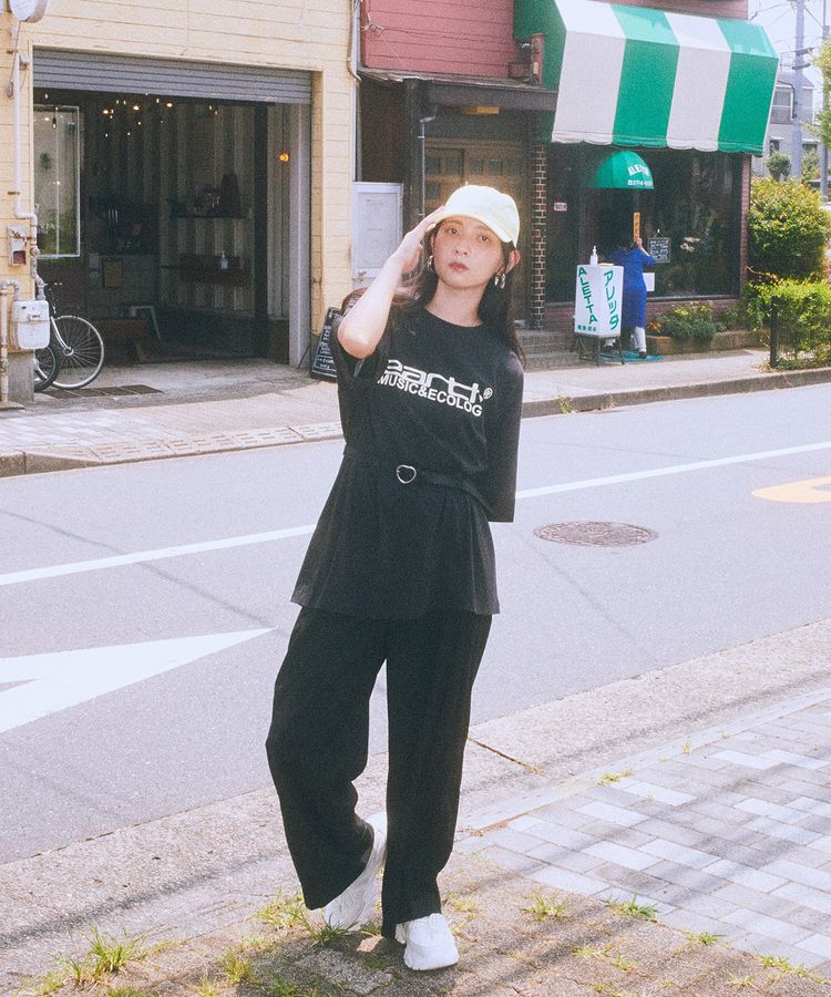 earth music&ecology「earth music&ecologyロゴTシャツ」|Tシャツ・カットソー|