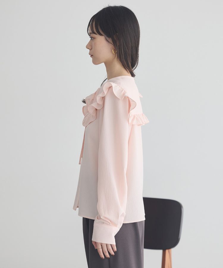 earth music&ecology「フリルセーラーカラーブラウス」|シャツ・ブラウス|