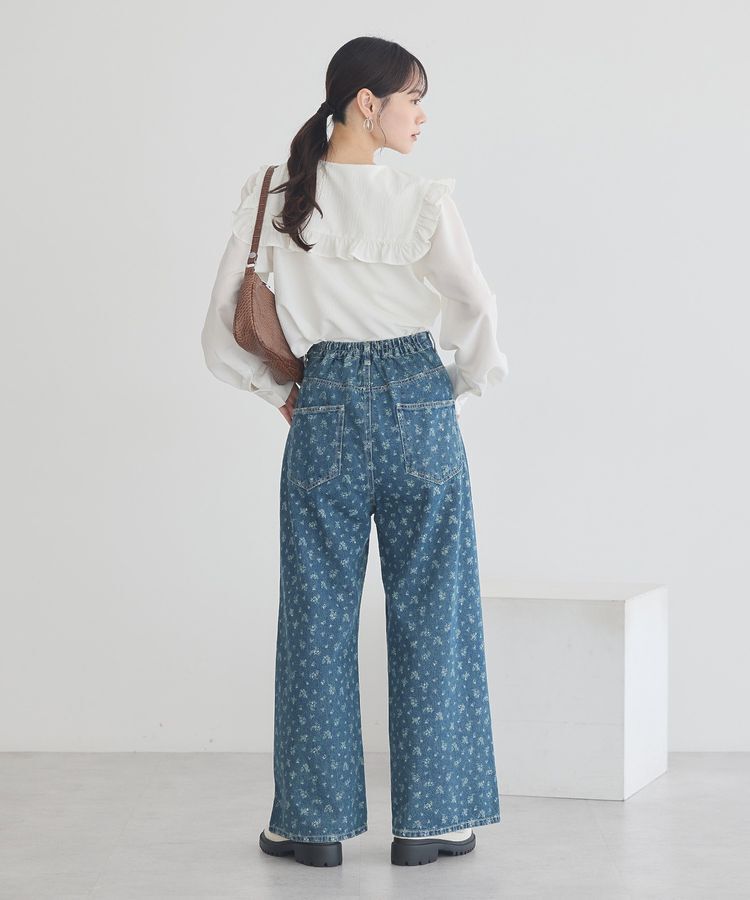 earth music&ecology「フリルセーラーカラーブラウス」|シャツ・ブラウス|