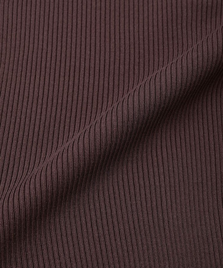 earth music&ecology「レイヤード風ギャザーショルダーリブニット」|ニット・セーター|