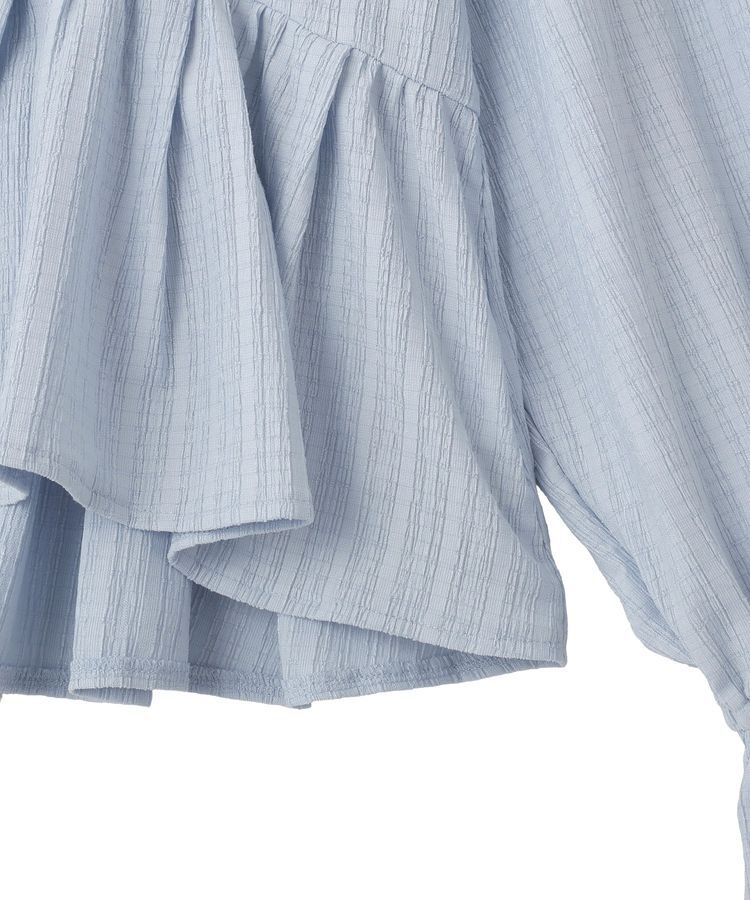 earth music&ecology「ラッフルカラーカットブラウス」|シャツ・ブラウス|