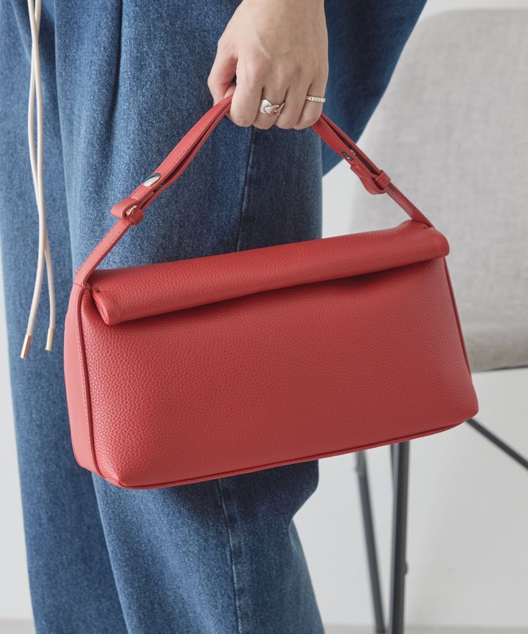 AMERICAN HOLIC「【2WAY】ワンハンドルフラップショルダー」|ショルダー・メッセンジャー|Red