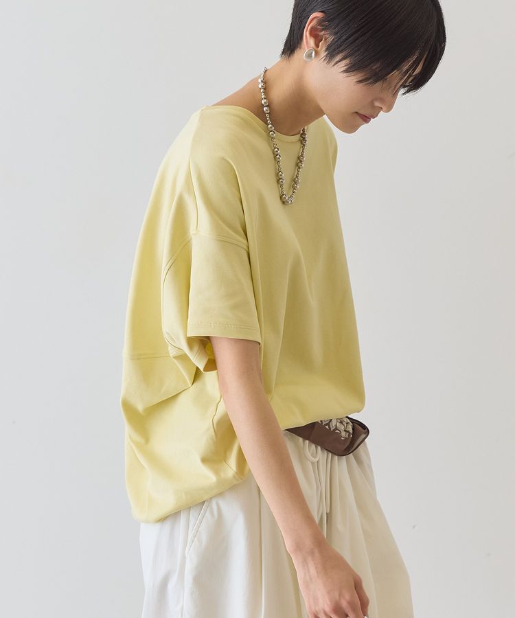 AMERICAN HOLIC「【接触冷感+UVカット】半袖コクーンカットプルオーバー」|Tシャツ・カットソー|