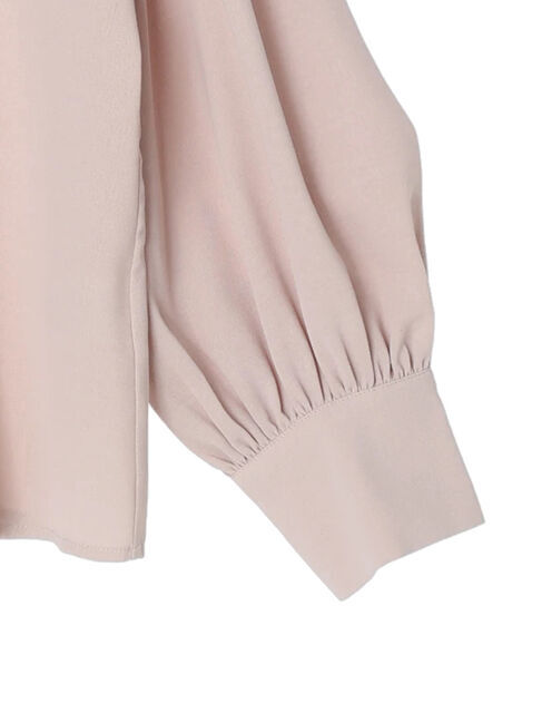  「・ELENCARE DUEピンタックカラーフリルブラウス」|シャツ・ブラウス|