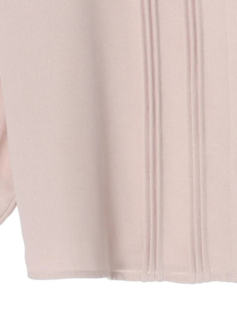  「・ELENCARE DUEピンタックカラーフリルブラウス」|シャツ・ブラウス|