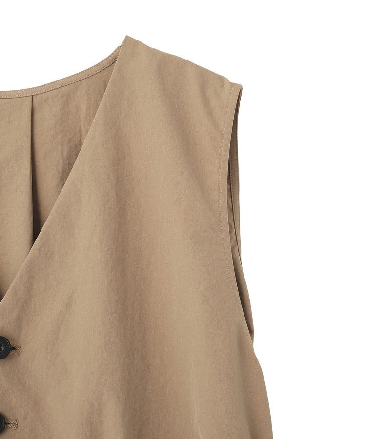 Green Parks「【楽しゃれUV】ドロストフレアベスト」|ベスト・ジレ|