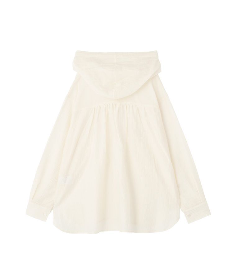 Green Parks「シアーフードシャツ」|シャツ・ブラウス|