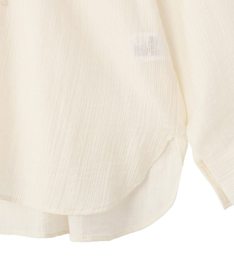 Green Parks「シアーフードシャツ」|シャツ・ブラウス|