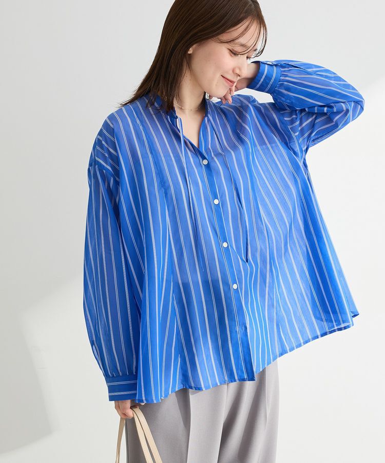 Green Parks「フレアラインスキッパーブラウス」|シャツ・ブラウス|