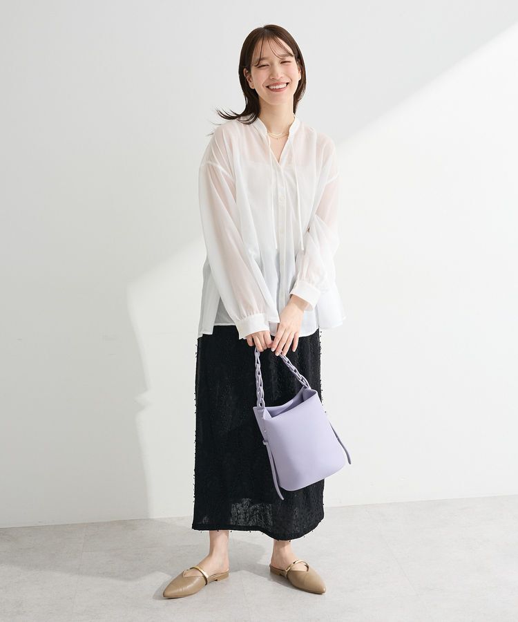 Green Parks「フレアラインスキッパーブラウス」|シャツ・ブラウス|