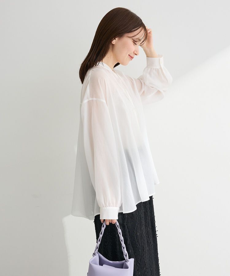 Green Parks「フレアラインスキッパーブラウス」|シャツ・ブラウス|