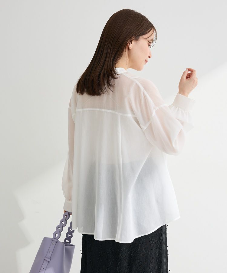 Green Parks「フレアラインスキッパーブラウス」|シャツ・ブラウス|