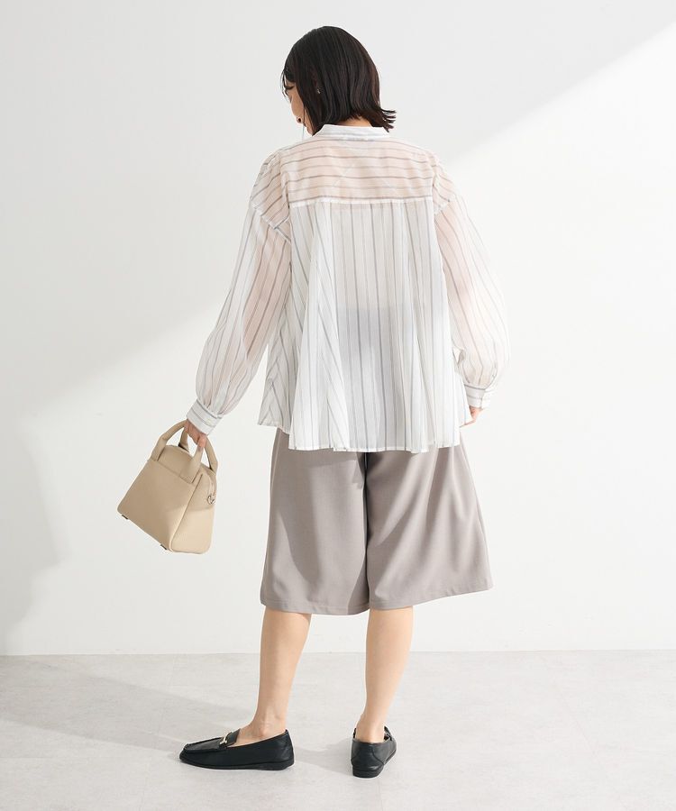 Green Parks「フレアラインスキッパーブラウス」|シャツ・ブラウス|