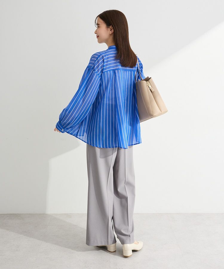 Green Parks「フレアラインスキッパーブラウス」|シャツ・ブラウス|