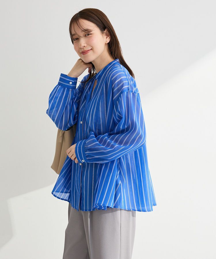 Green Parks「フレアラインスキッパーブラウス」|シャツ・ブラウス|