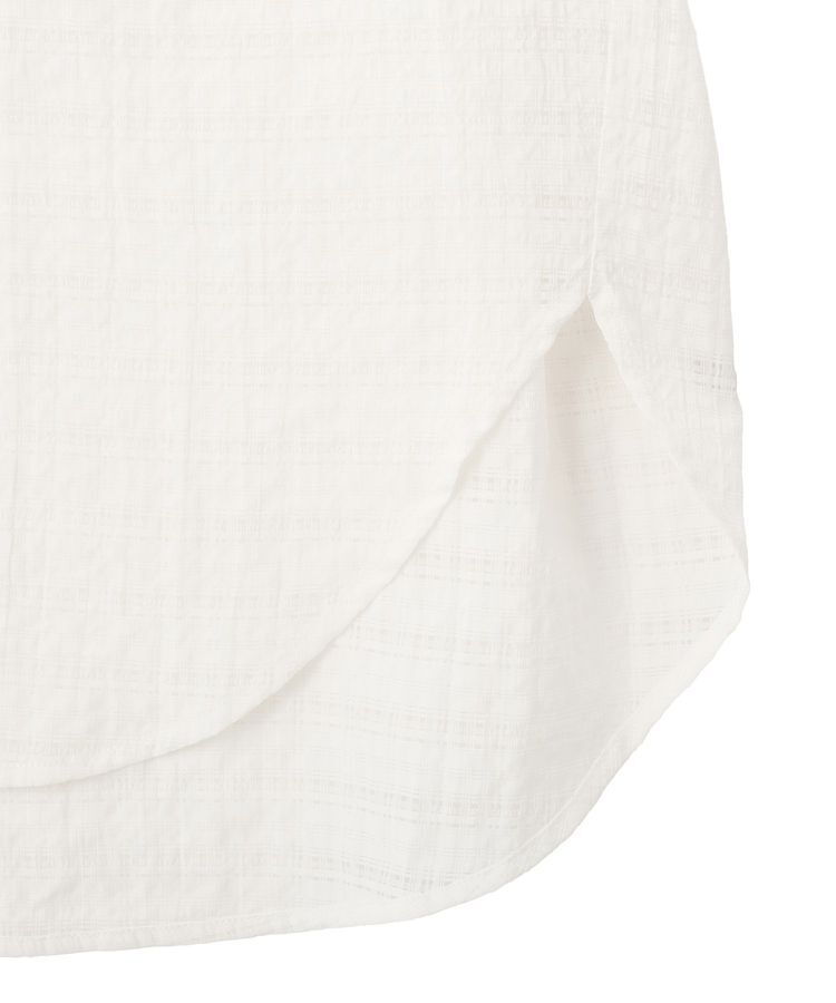 Green Parks「シアーチェックシャツワンピース」|ワンピース|