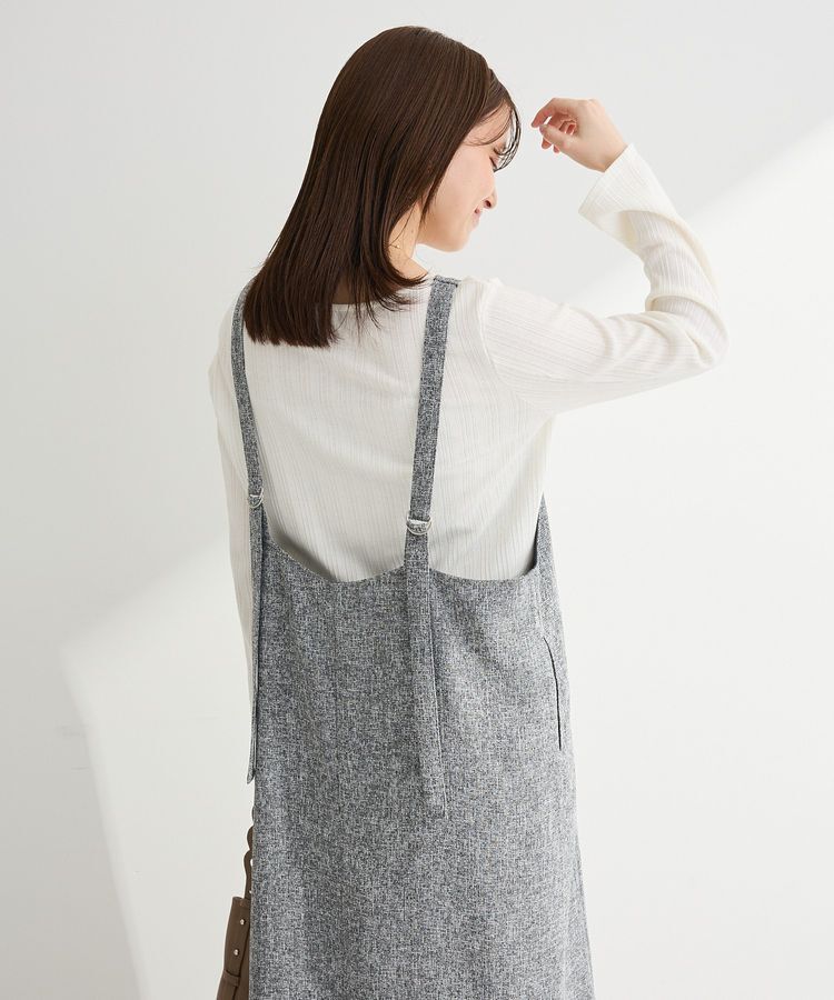 Green Parks「サマーツィードジャンスカ」|ジャンパースカート|