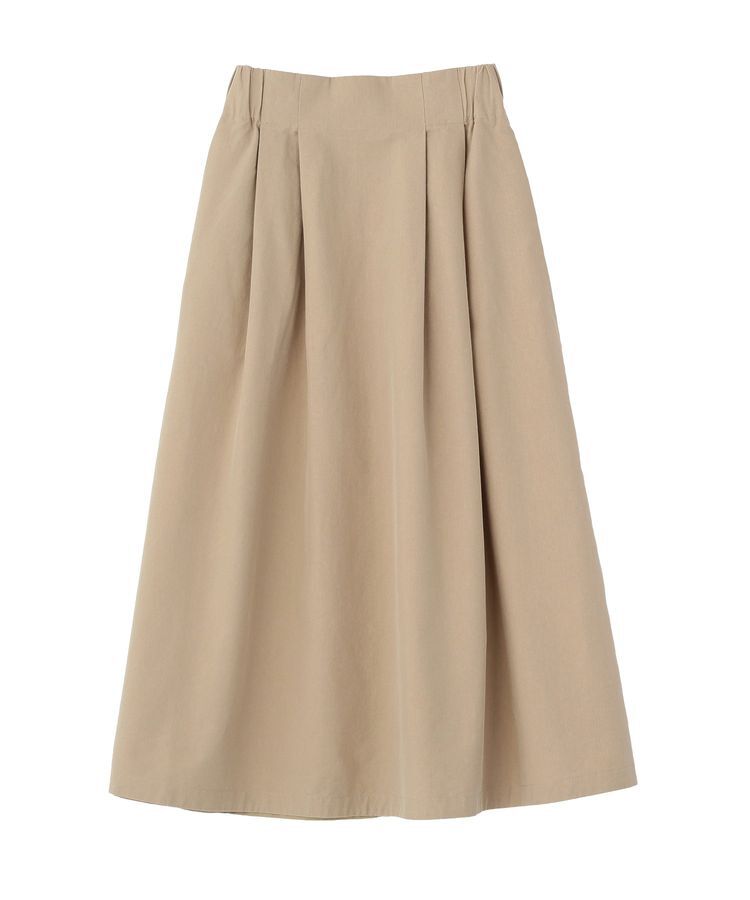 Green Parks「綿混やわらかタッチタックスカート」|スカート|