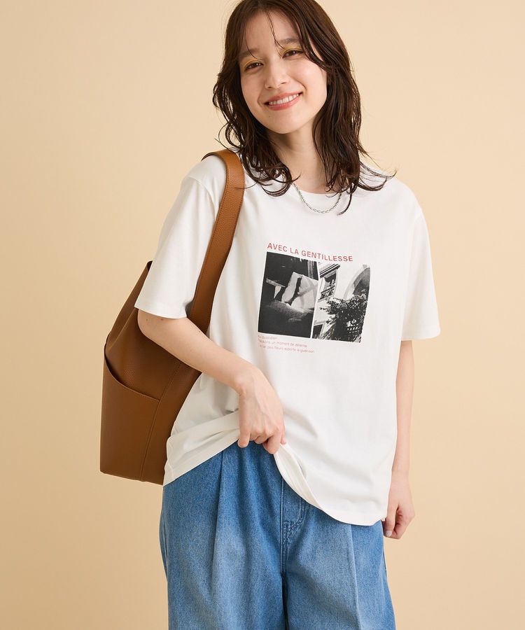 Green Parks「アソート柄フォトTシャツ」|Tシャツ・カットソー|Red