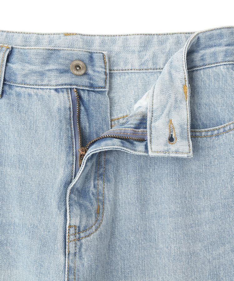 YECCA VECCA「ORGABITS切替ストレートデニム」|デニム|