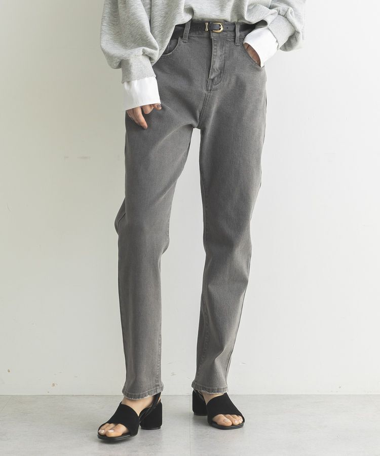 GARAGE OF GOOD CLOTHING「ストレートデニムパンツ」|デニム|Gray