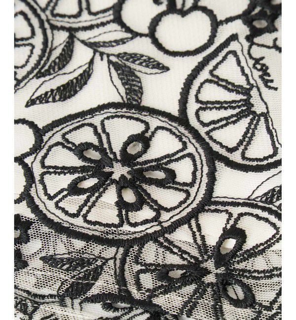 LOULOU WILLOUGHBY「【LOULOU WILLOUGHBY】フルーツチュールスカート」|スカート|