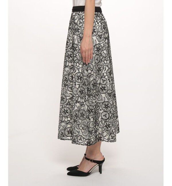 LOULOU WILLOUGHBY「【LOULOU WILLOUGHBY】フルーツチュールスカート」|スカート|