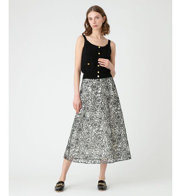 LOULOU WILLOUGHBY「【LOULOU WILLOUGHBY】フルーツチュールスカート」|スカート|