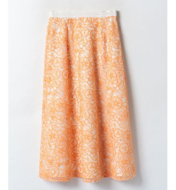 LOULOU WILLOUGHBY「【LOULOU WILLOUGHBY】フルーツチュールスカート」|スカート|