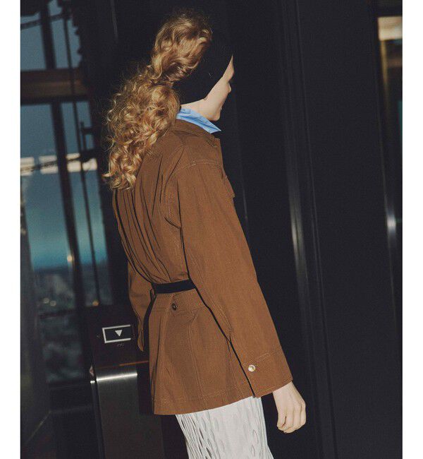 allureville「シャンブレーミリタリーブルゾン」|ブルゾン・スタジャン|