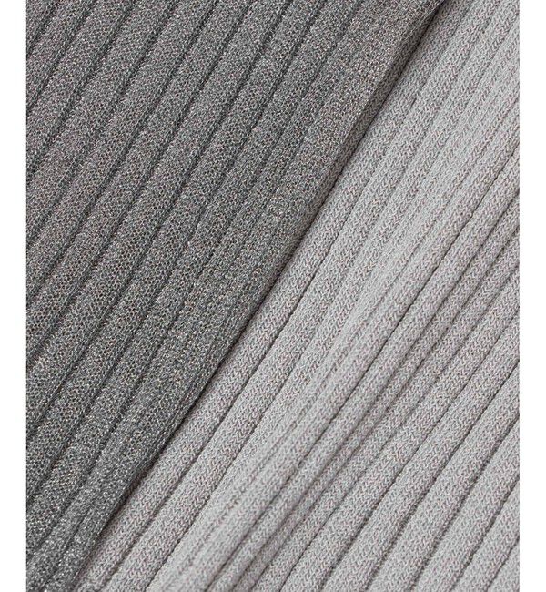 allureville「シアーカフスラウンドネックプルオーバー」|ニット・セーター|