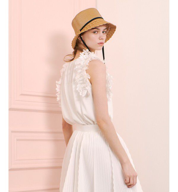 LOULOU WILLOUGHBY「【LOULOU WILLOUGHBY】アームレースプルオーバー」|ニット・セーター|