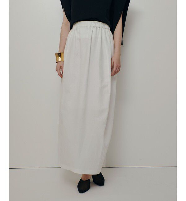 allureville「リネンラミーコクーンスカート」|スカート|