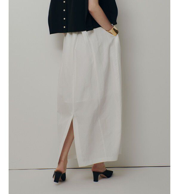 allureville「リネンラミーコクーンスカート」|スカート|