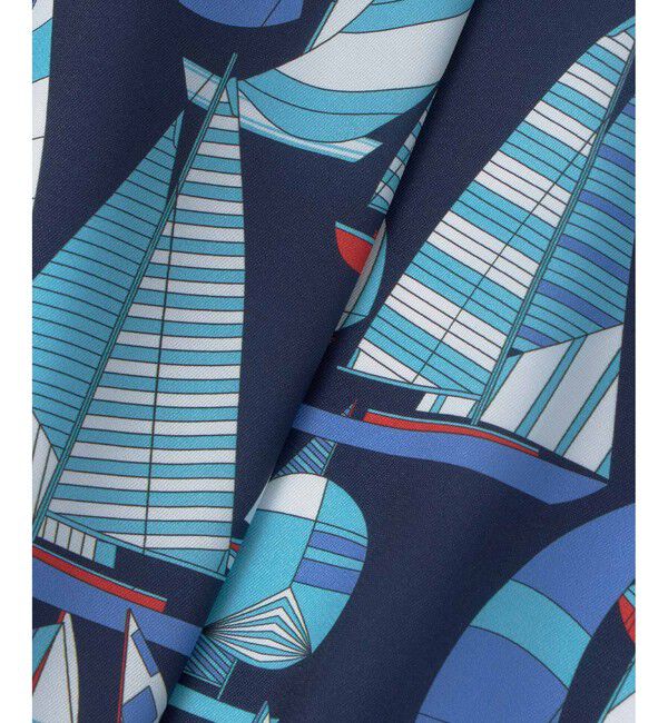 LOULOU WILLOUGHBY「WEB・博多阪急限定【LOULOU WILLOUGHBY】RATTI マリーナプリントフレアスカート」|スカート|