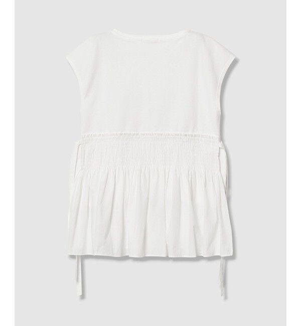 allureville「刺繍プリーツペプラムプルオーバー」|Tシャツ・カットソー|