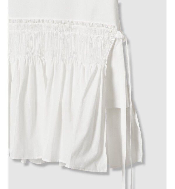 allureville「刺繍プリーツペプラムプルオーバー」|Tシャツ・カットソー|