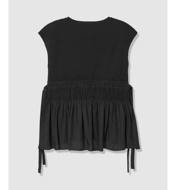 allureville「刺繍プリーツペプラムプルオーバー」|Tシャツ・カットソー|